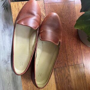Nisolo loafers/flats in a beautiful golden brown for fall - no longer sold!